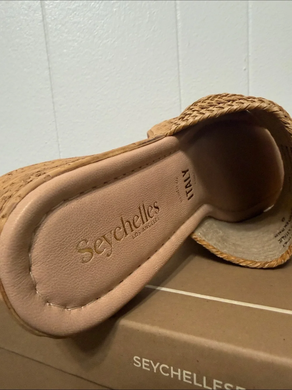Seychelles platform heels cork size 9 New